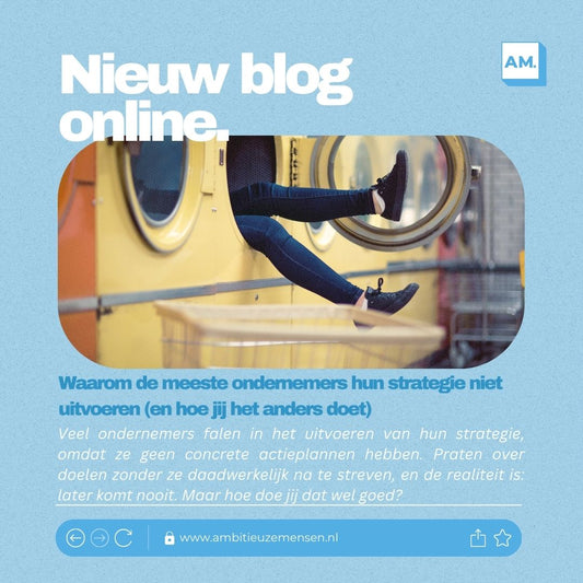 Waarom de meeste ondernemers hun strategie niet uitvoeren (en hoe jij het anders doet)