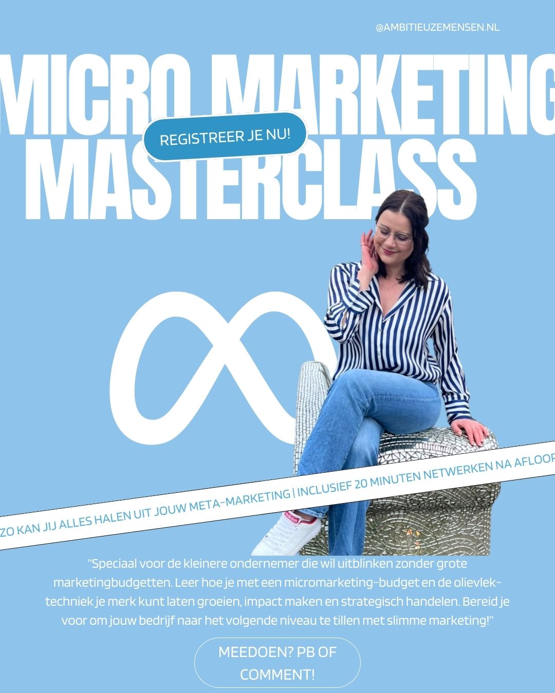 Micromarketing Masterclass - 22 mei van 19:30 tot 21:00 (online)
