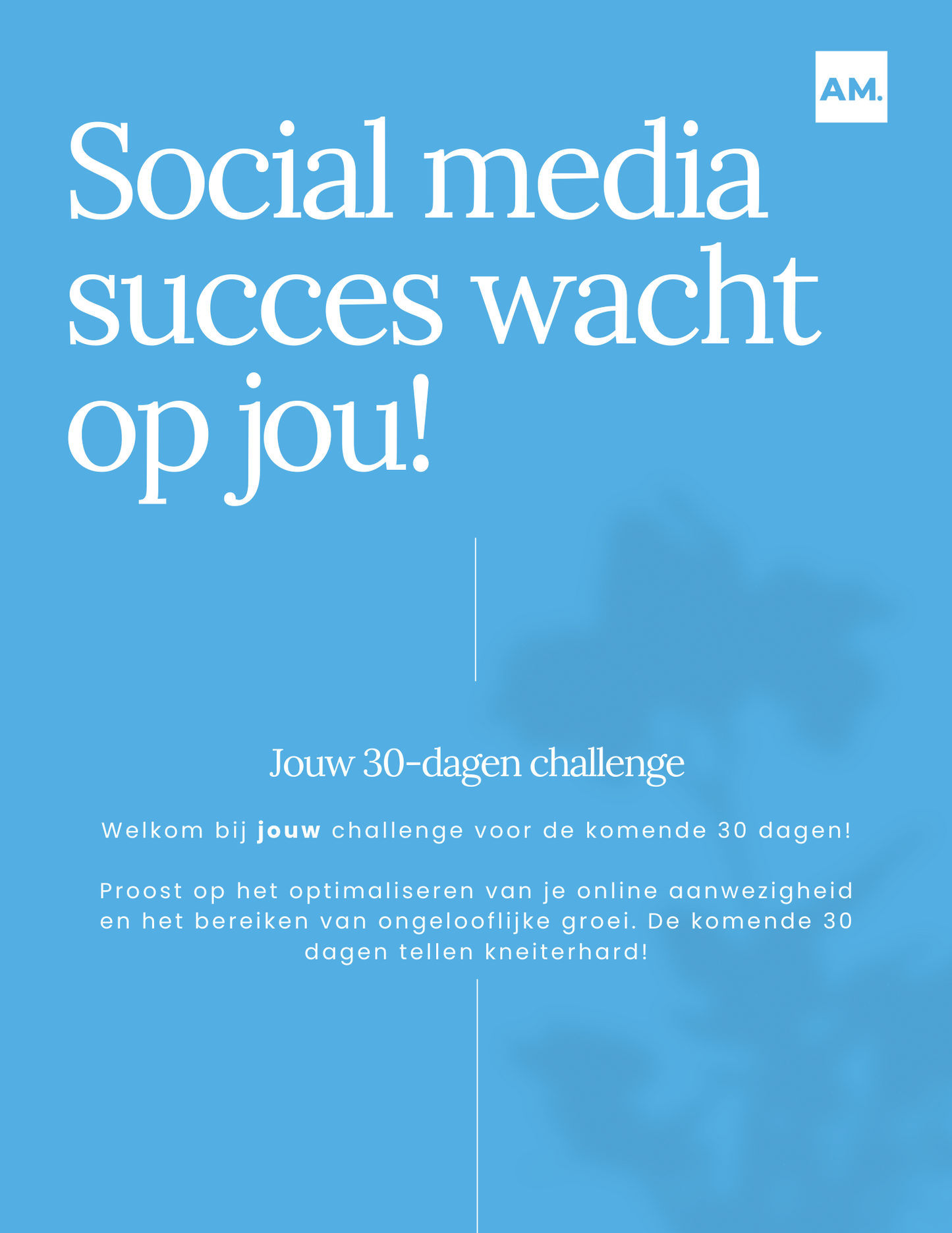 30 Dagen social challenge - werkboek