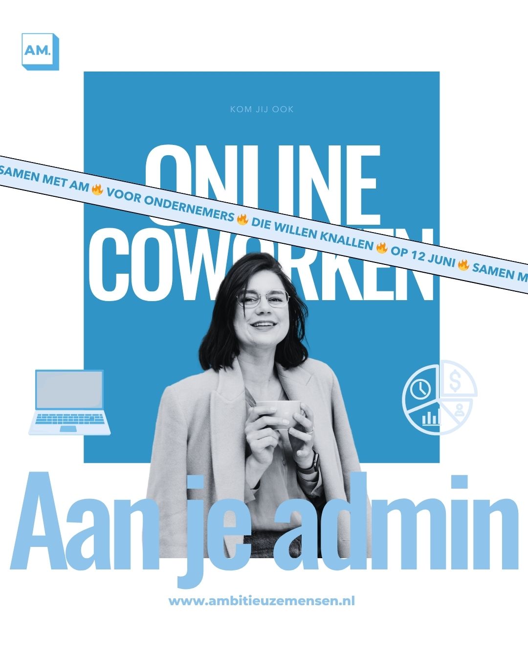 Coworken aan je admin (zonder drama) - vrijdag 12 juni van 08:45 - 12:15