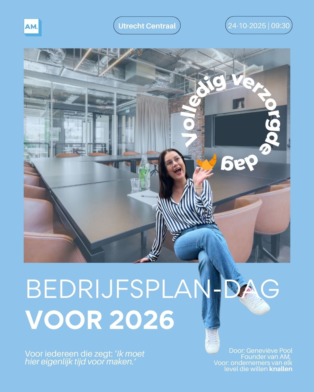 🧭 Bedrijfsplandag voor 2026 - 24 oktober bij Utrecht Centraal