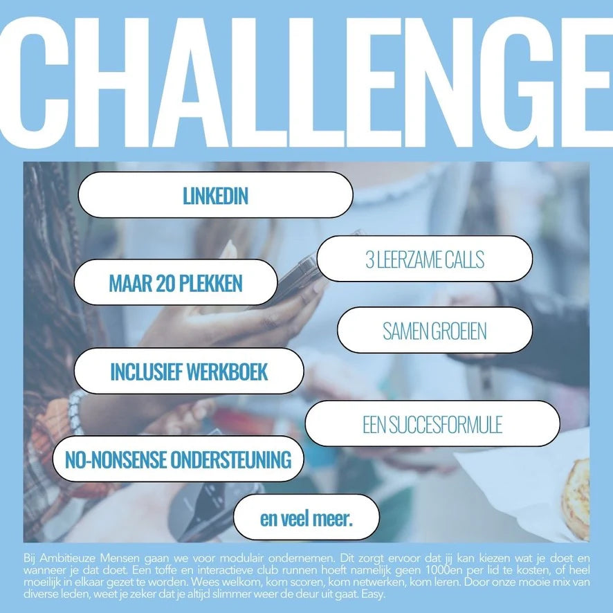 LinkedIn Challenge SEPTEMBER + Stop met gokken