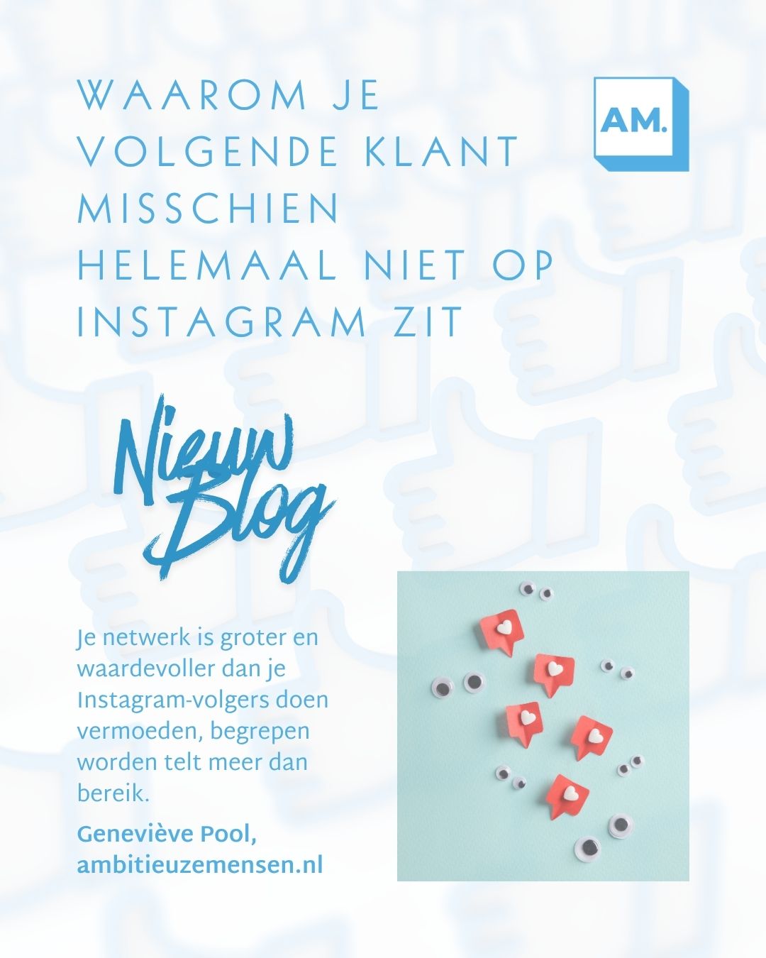 Waarom je volgende klant misschien helemaal niet op Instagram zit