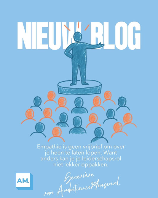 Empathie is geen vrijbrief om over je heen te laten lopen.