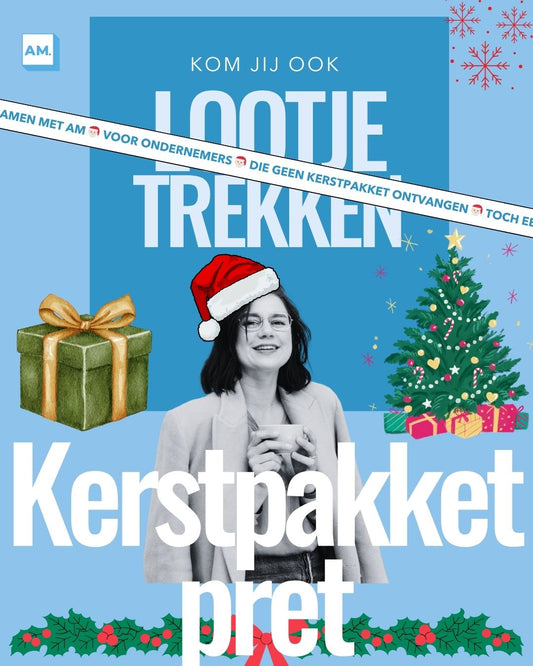 Kerstpakketpret - lootje trekken met AM