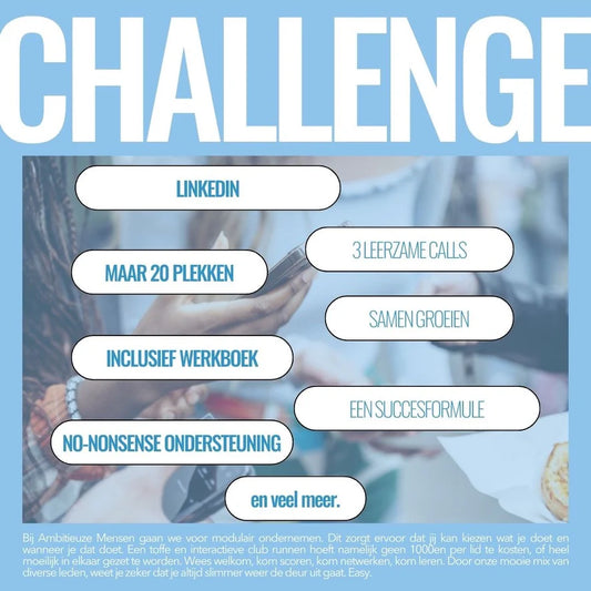 LinkedIn Challenge SEPTEMBER + Stop met gokken