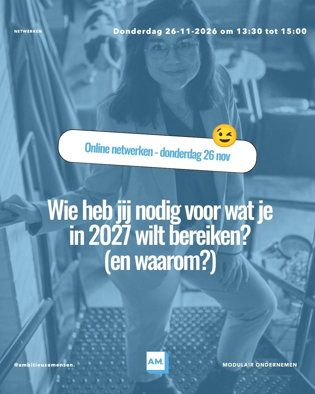 Netwerken donderdag 26 november om 13:30