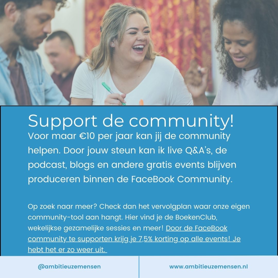 Community Supporter (Facebook Editie)