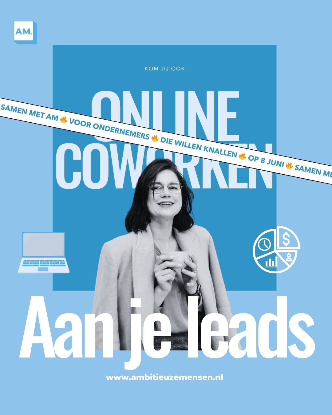 Online coworken aan je leads - 8 juni van 08:45 tot 12:15